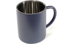 BasicNature Stainless steel thermo mug 'Deluxe'