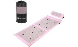 Akupresūros kilimėlio rinkinys AKM04 Pink HMS Premium