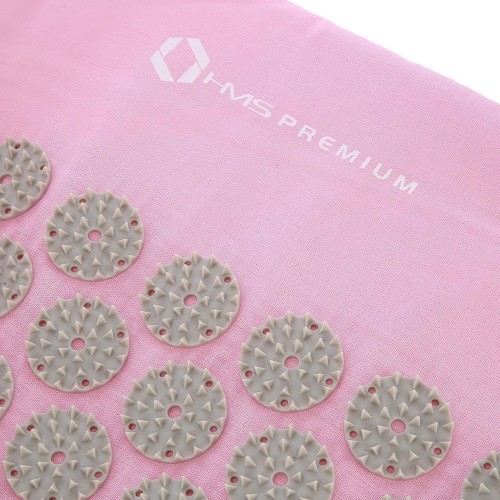 Akupresūros kilimėlio rinkinys AKM04 Pink HMS Premium