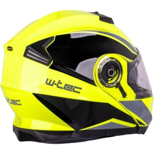 Flip-Up Motorcycle Helmet W-TEC Banelmeda - Matt Black