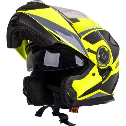 Flip-Up Motorcycle Helmet W-TEC Banelmeda - Matt Black