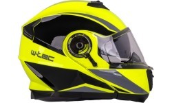 Flip-Up Motorcycle Helmet W-TEC Banelmeda - Matt Black
