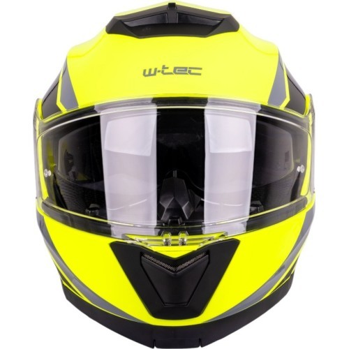 Flip-Up Motorcycle Helmet W-TEC Banelmeda - Matt Black