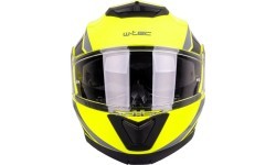 Atverčiamas motociklo šalmas W-TEC Banelmeda - Matinė juoda