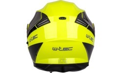 Atverčiamas motociklo šalmas W-TEC Banelmeda - Matinė juoda