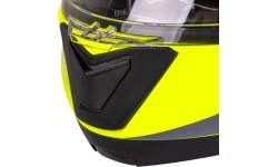 Flip-Up Motorcycle Helmet W-TEC Banelmeda - Matt Black