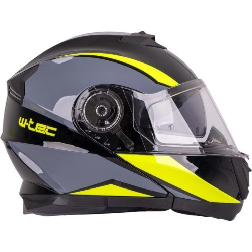 Flip-Up Motorcycle Helmet W-TEC Banelmeda - Matt Black
