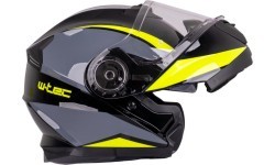 Flip-Up Motorcycle Helmet W-TEC Banelmeda - Matt Black
