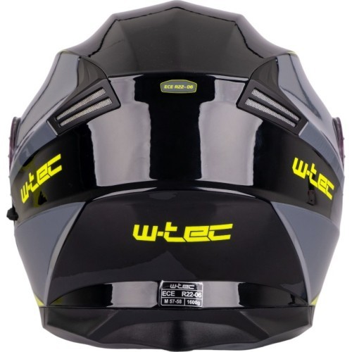 Flip-Up Motorcycle Helmet W-TEC Banelmeda - Matt Black