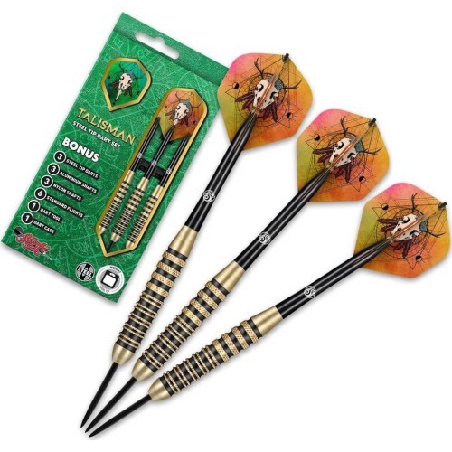Дротики для дартса Shot Value Range Talisman, латунь и сталь, 3 шт.