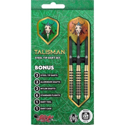 Smiginio strėlytės Shot Value Range Talisman, žalvaris ir plienas, 3 vnt.