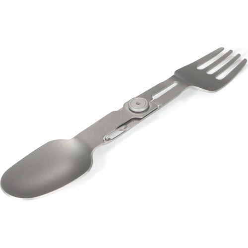 Origin Outdoors titaninė turistinė šakutė-šaukštas Spork Compact