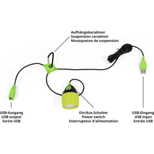 Origin Outdoors LED lempa „Connectable"