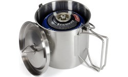 Origin Outdoors Stainless Steel Camping Pot '2 in 1'
