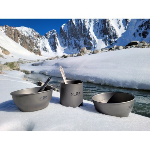 Origin Outdoors termo puodelis 'Titanium'