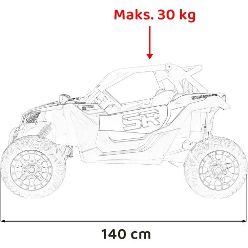 Электромобиль Buggy SR SUPER 66, оранжевый