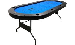 Pokerio stalas Buffalo High, mėlynas