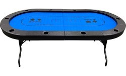 Pokerio stalas Buffalo High, mėlynas