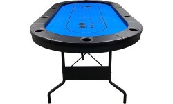 Buffalo High poker table blue