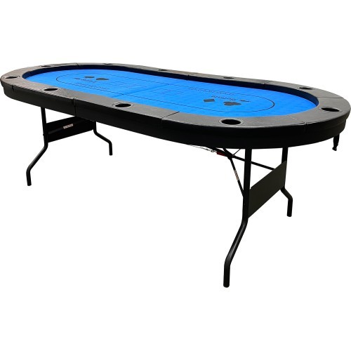 Pokerio stalas Buffalo High, mėlynas