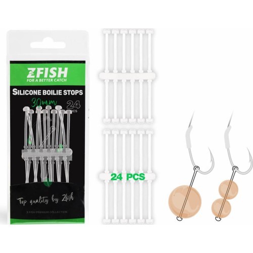 ZFISH silikoniniai boilių stabdikliai 30 mm