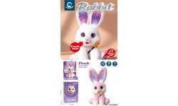 Interactive Bunny with Lights and Sounds Function White