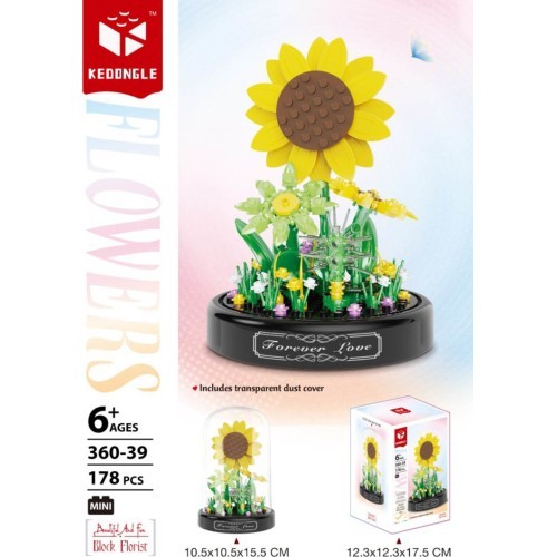 Blossom set with lampshade 178el.