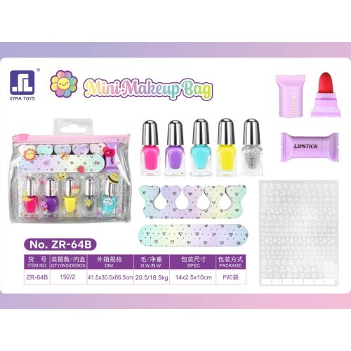 Handy Cosmetics Kit in a Cosmetic Bag