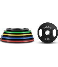 TOG RUBBERIZING OLYMPIC PLATES HMS - 2 x 5 kg - TOG RUBBERIZING OLYMPIC PLATES HMS
