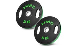 TOG RUBBERIZING OLYMPIC PLATES HMS - 2x10kg - TOG RUBBERIZING OLYMPIC PLATES HMS