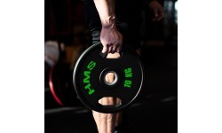 Gumuoti olimpiniai diskai TOG HMS - 2x10kg - TOG RUBBERIZING OLYMPIC PLATES HMS