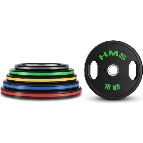 TOG RUBBERIZING OLYMPIC PLATES HMS - 2x10kg - TOG RUBBERIZING OLYMPIC PLATES HMS