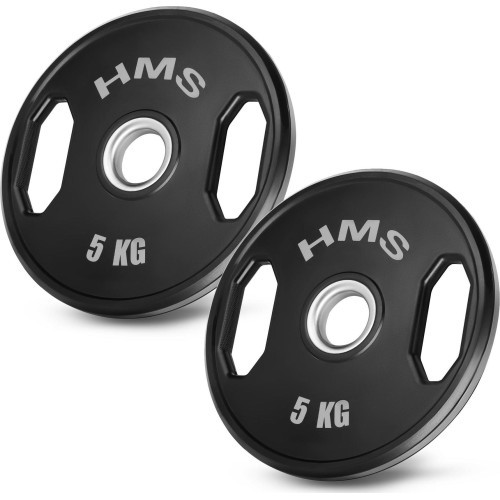 Gumuoti olimpiniai diskai TOG HMS - 2x15kg - TOG RUBBERIZING OLYMPIC PLATES HMS