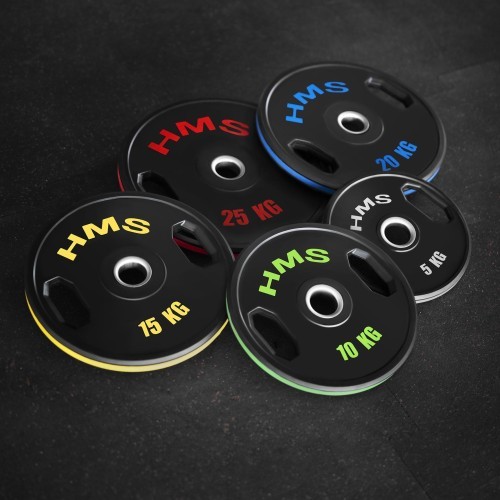 TOG RUBBERIZING OLYMPIC PLATES HMS - 2x15kg - TOG RUBBERIZING OLYMPIC PLATES HMS