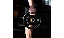 Gumuoti olimpiniai diskai TOG HMS - 2x15kg - TOG RUBBERIZING OLYMPIC PLATES HMS