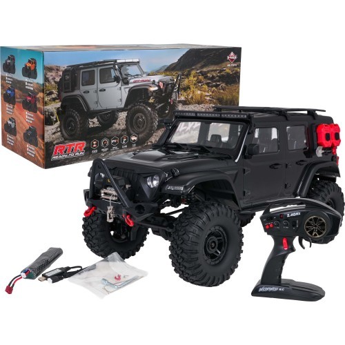Nuotoliniu būdu valdomas automobilis Wilderness RTR 1:10, juodas