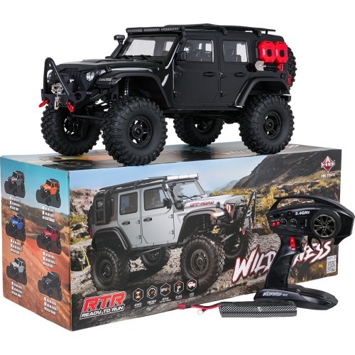 Nuotoliniu būdu valdomas automobilis Wilderness RTR 1:10, juodas