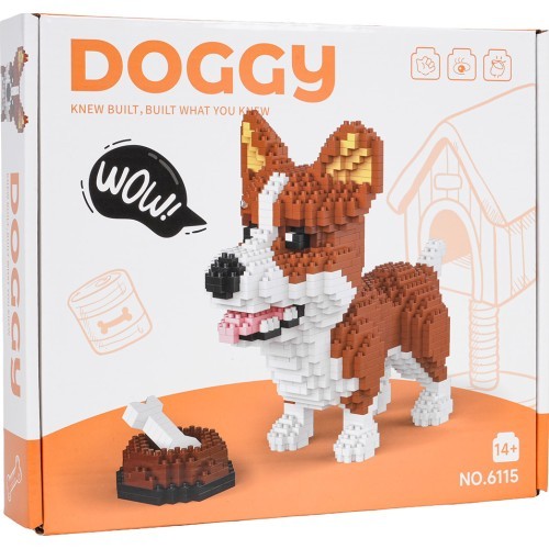 Welsh Corgi 1200 piece building set
