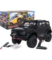 Nuotoliniu būdu valdomas automobilis Wilderness 1:10, juodas