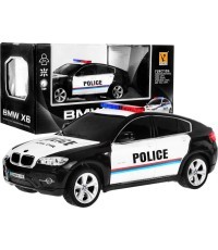 Радиоуправляемый полицейский автомобиль BMW X6 чёрный 1:24