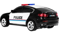 Радиоуправляемый полицейский автомобиль BMW X6 чёрный 1:24