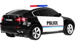 1:24 R/C Licensed police car Bmw X 6 Black Police