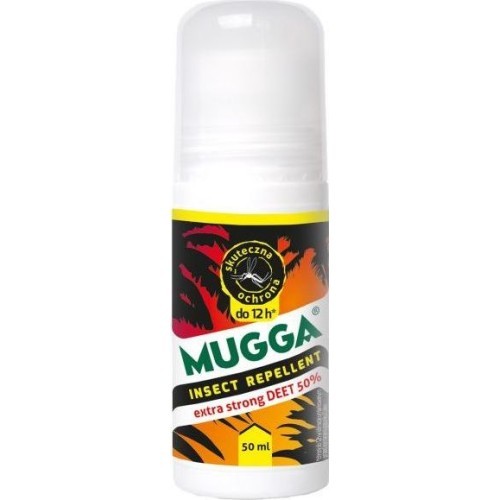 Репеллент Mugga 50% DEET 50 мл.