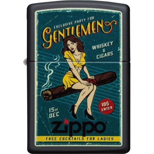 Zippo Cigar and Girl Lighter