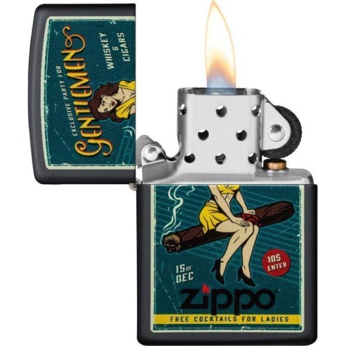 Zippo Cigar and Girl Lighter