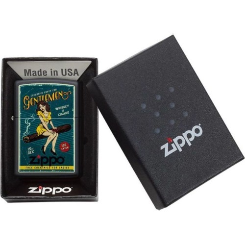 Zippo cigarų ir merginos žiebtuvėlis
