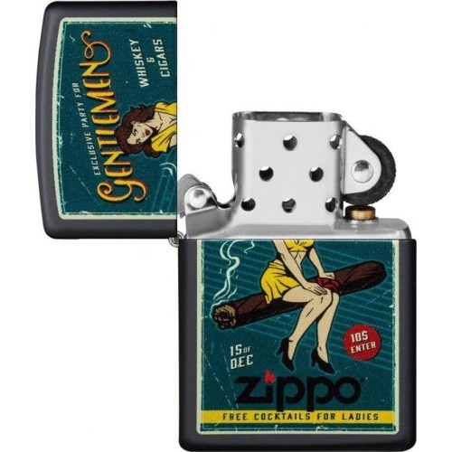 Zippo Cigar and Girl Lighter