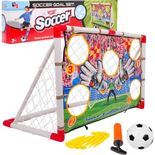 MEGA futbolo vartai su kilimėliu