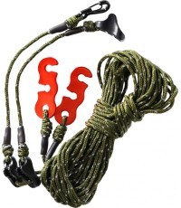 TigerWood Reflective silk green slings.