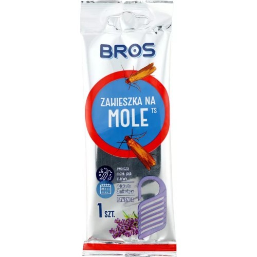 Bros moth pendant lavender